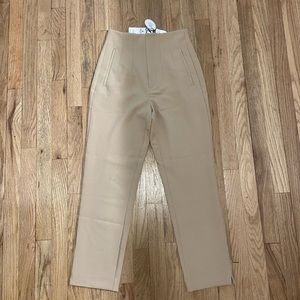Stradivarius straight leg high waist slacks NWT